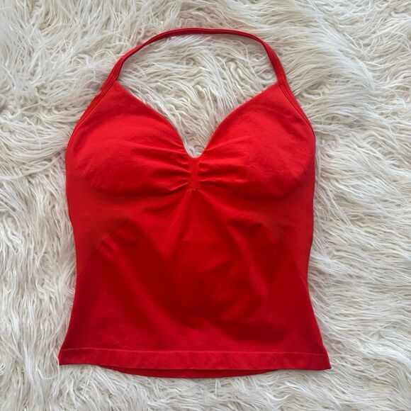 Dfyne Impact Longline Strappy Top Chilli Size Medium - Picture 2 of 8